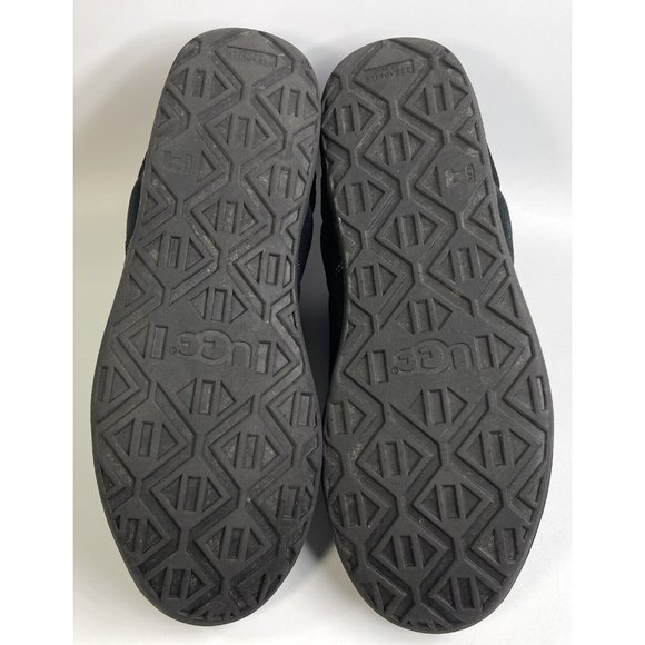 Ugg Men's 1017266 Hanz Black Ankle-High Suede Slipper Pull on  9M EUR 42 - Picture 9 of 10